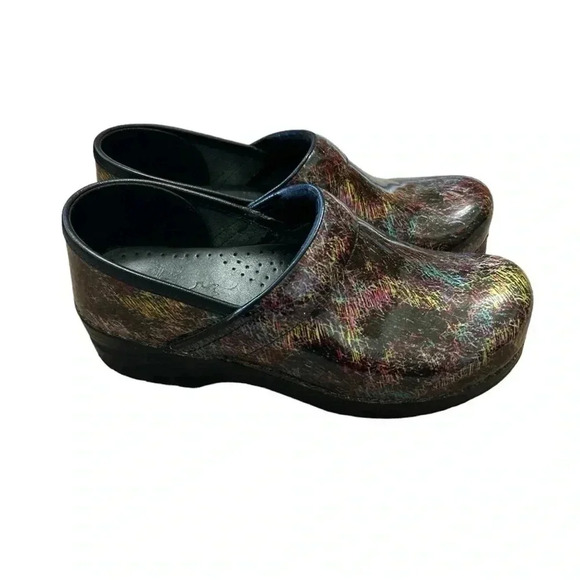 Dansko Clogs Multi Color Nursing Healthcare Shoe Size 38 - Picture 1 of 4